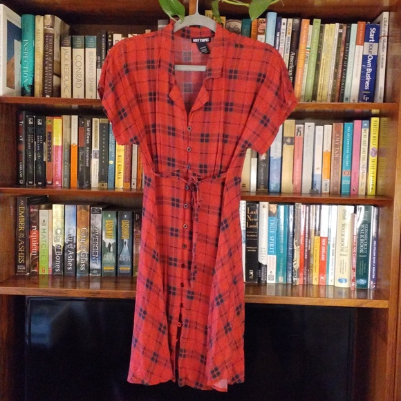 Hot Topic Plaid Dress Medium - Picture 6 of 7